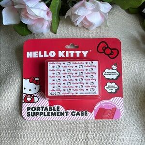 💐Hello Kitty Portable Supplement Case - Red